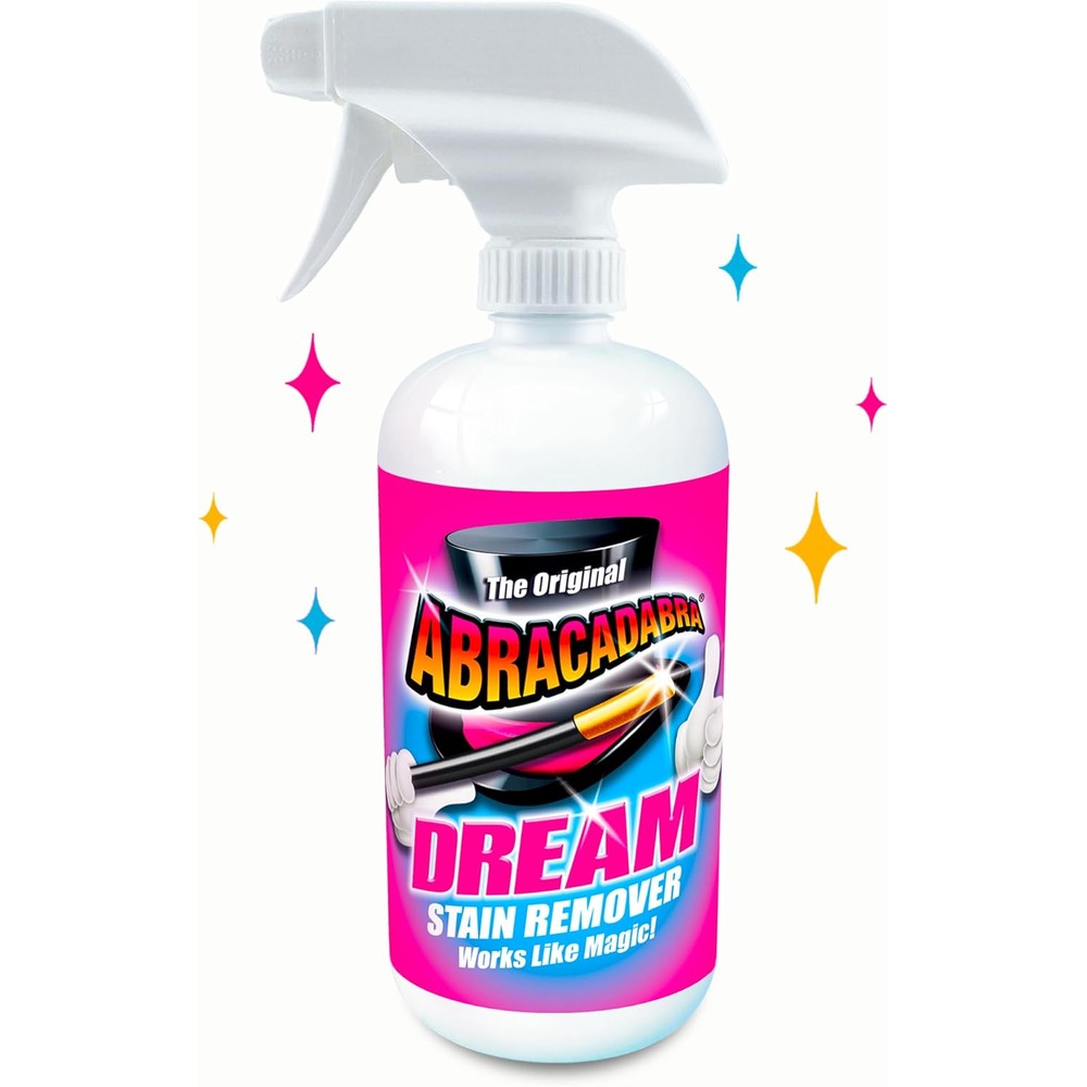 Abracadabra Dream Stain Remover 16 Ounce bottle front view laundry cleaner.