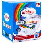 Binbata Color Grasper 110 Count front packaging for color protection laundry.