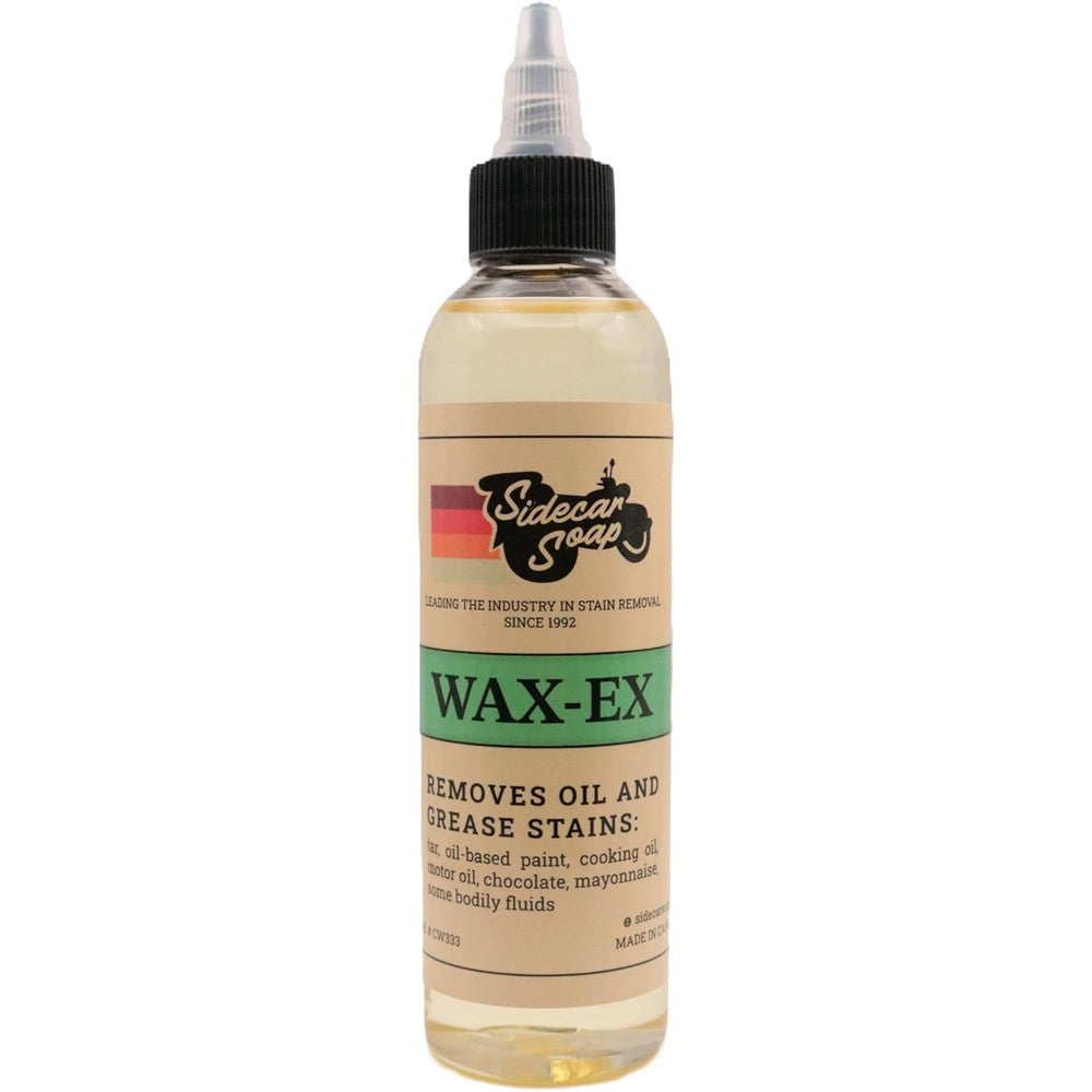 Sidecar Soap WAXEX Oil and Grease Stain Remover front view 16 ounce bottle