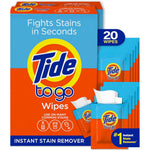 Tide To Go Instant Stain Remover Wipes front packaging view