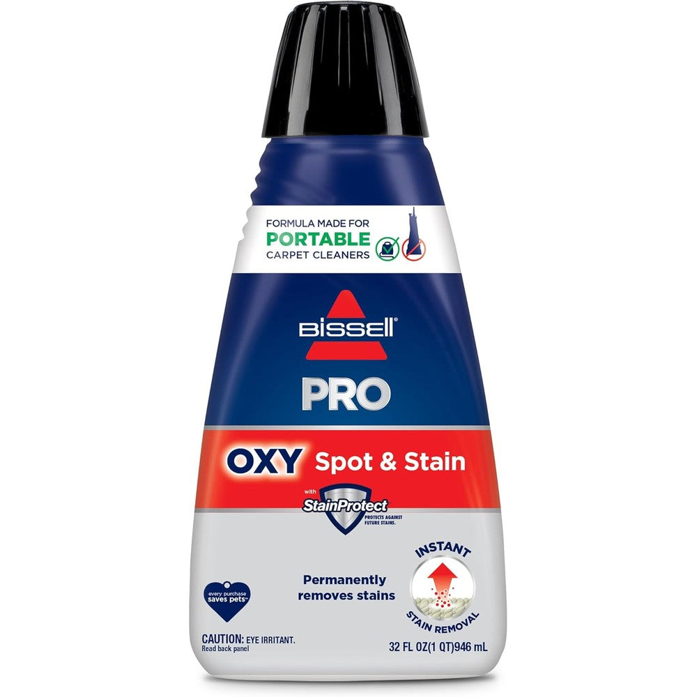 Bissell Professional Spot and Stain Oxy 32 Ounce bottle front view