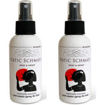 Static Schmatic for Kids anti static spray front view pack of two bottles.