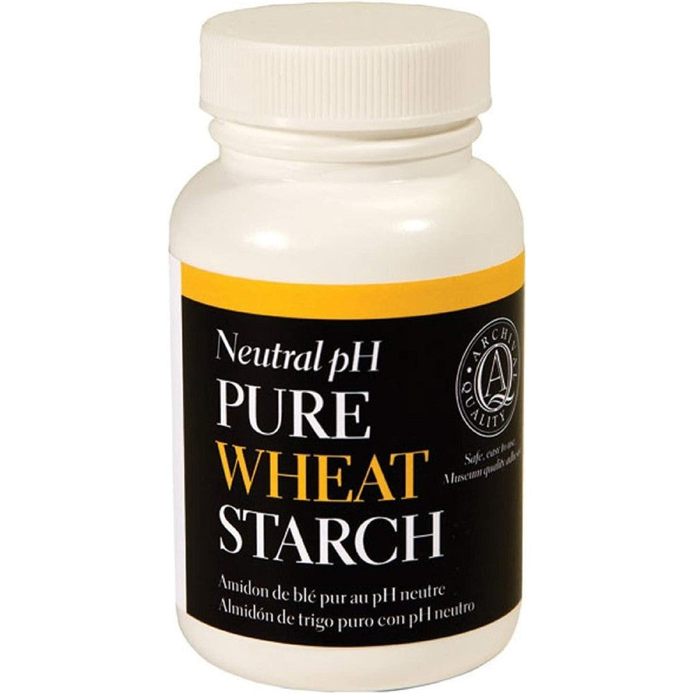 Lineco Pure Wheat Starch Adhesive 2 Ounce front view for archival paper repair.