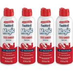 Magic Static Remover Pack of Four front view anti-static spray cans.