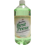 Mary Ellen Products Best Press Citrus Grove Refill 33.8 Ounce bottle front view for wrinkle-free ironing.