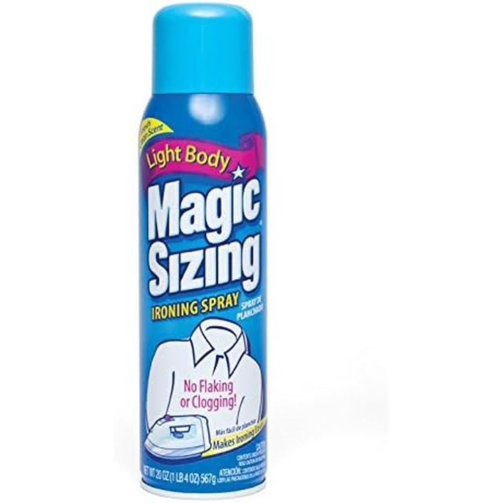 Magic Sizing Spray Light Body pack of 4 front view professional ironing spray