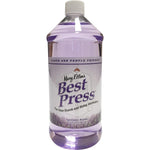 Mary Ellen Products Best Press Lavender Fields 33.8 Ounces front view clear starch refill.