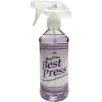 Mary Ellen Products Best Press Clear Starch Alternative front view for professional ironing.