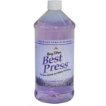 Mary Ellen's Best Press Lavender Fields front view 33.8 fluid ounce bottle for quilting starch.