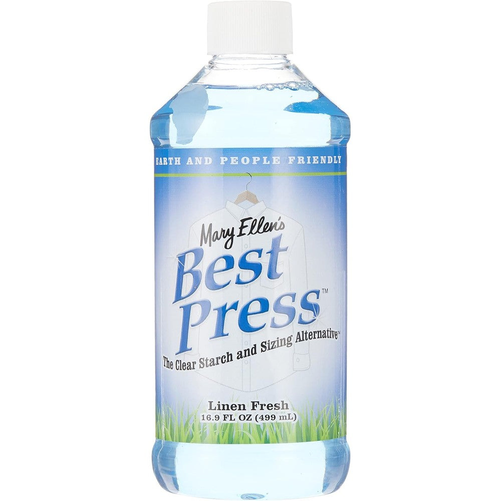 Mary Ellen Products Best Press Linen Fresh Spray Starch front view professional fabric care