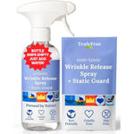 Truly Free Wrinkle and Static Releaser starter kit front view with refillable spray bottle.
