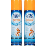 Static Guard Anti Static Spray 5.5 Ounce two pack front view for fabric care.