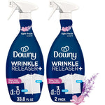 Downy Wrinkle Releaser Spray front view of authentic fabric refresher twin pack