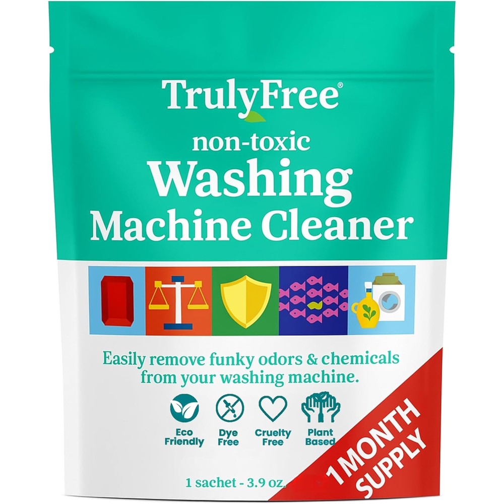 Truly Free Laundry Washing Machine Cleaner front view non-toxic washer care