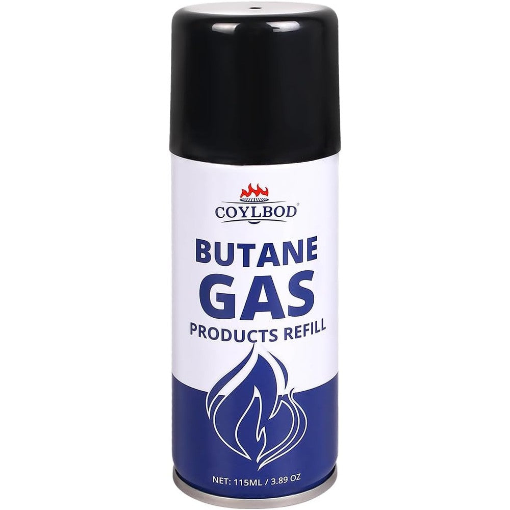 CoYlBod Premium Butane Refill 115ml front view for torch lighters