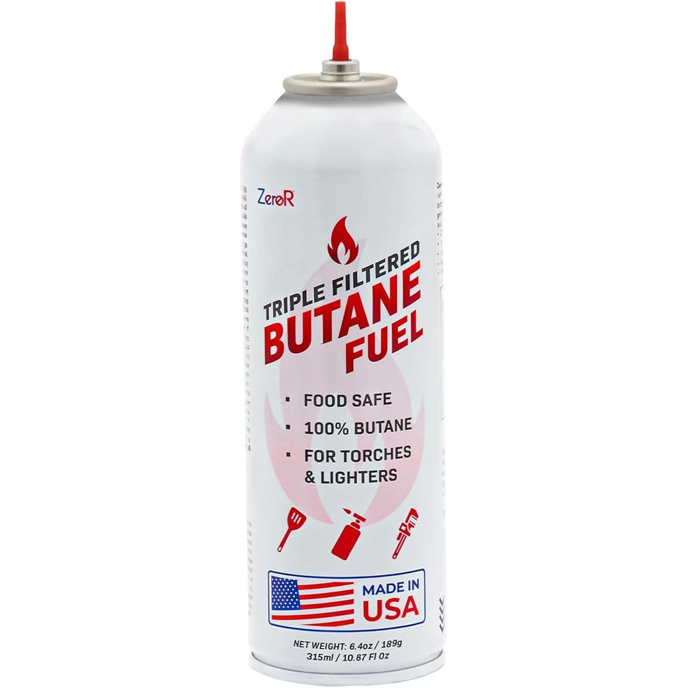 ZeroR butane fuel refill 315ml canister front view