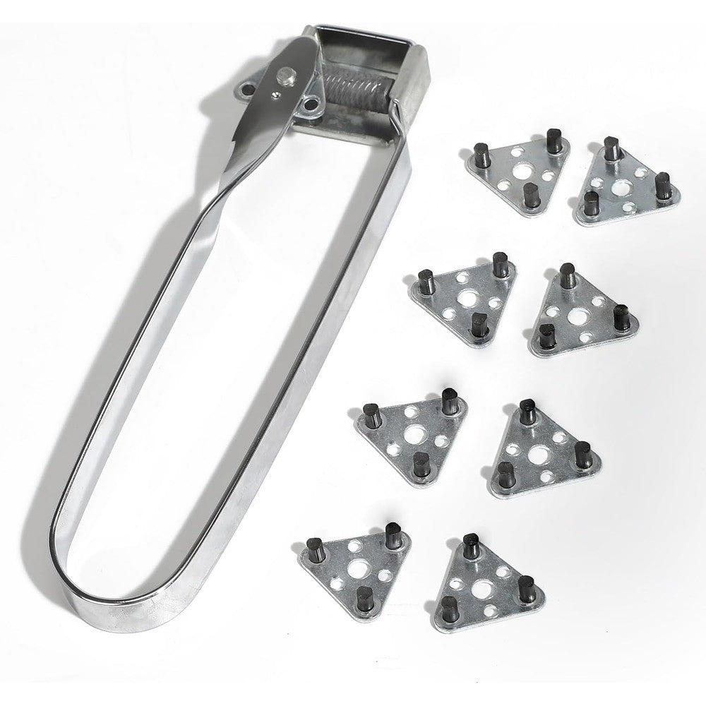 VASTOOLS triple flint torch striker front view showing heavy duty steel frame and replacement pieces