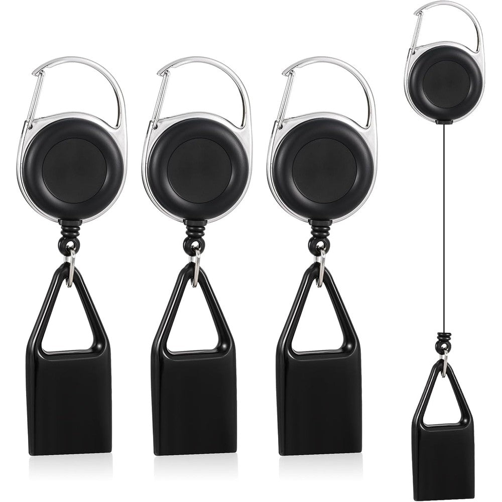 Txuolin 4 pieces lighter leash front view retractable pants clip for everyday carry