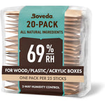 Boveda 69 percent two way humidity control pack size 60 front view for moisture absorption