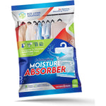 Eco Living Solutions Moisture Absorber Packets front view of hanging bag
