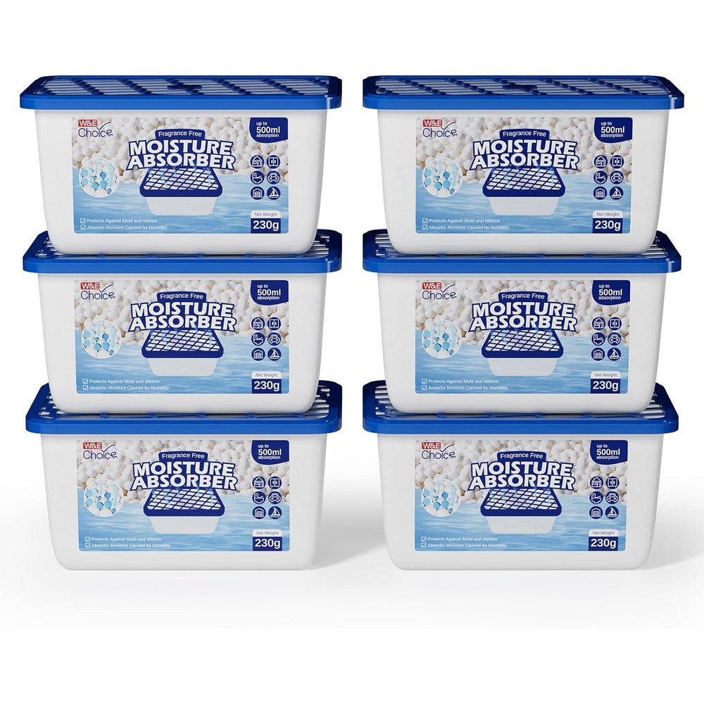 W&E Choice Moisture Absorber 6 pack front view humidity control