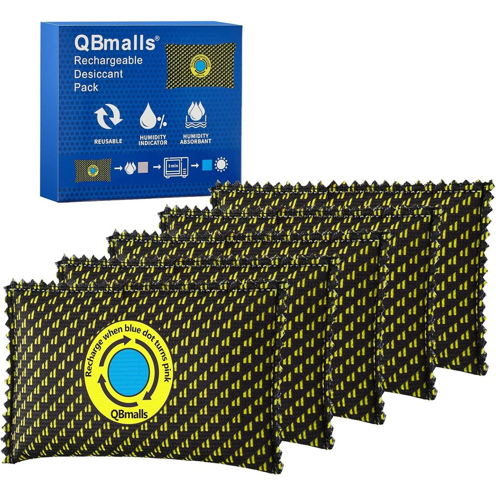 QBmalls 100g rechargeable desiccant pack front view moisture absorber