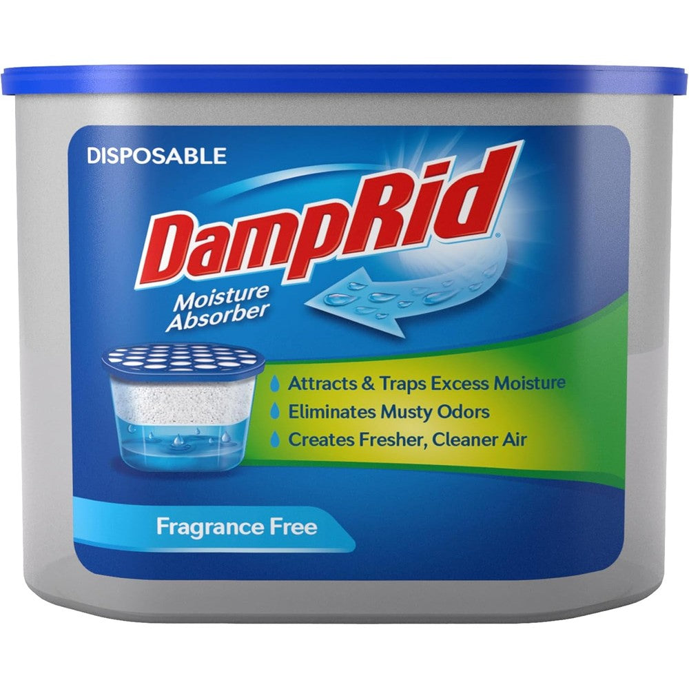 DampRid FG100 Unscented Disposable Moisture Absorber front view for humidity control.