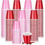Sliner Valentine Plastic Shot Cups front view 200 count pack
