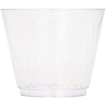 Chinet Cut Crystal Tumblers 100 count pack front view elegant party cups