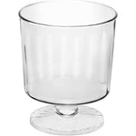 Party Essentials mini stemware glasses front view for elegant wine tastings.