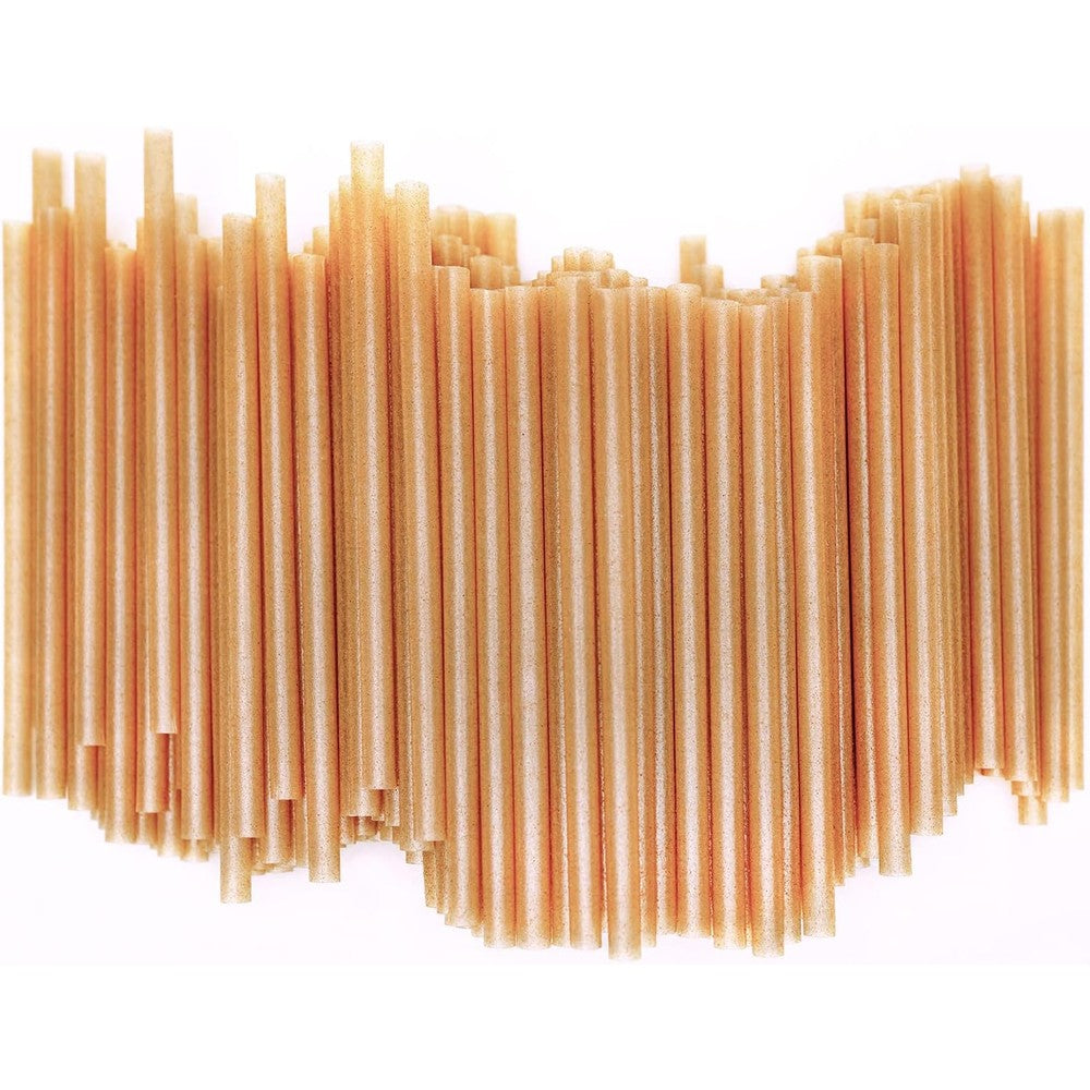 SHAUMN short biodegradable cocktail straws front view pack of 200 pieces