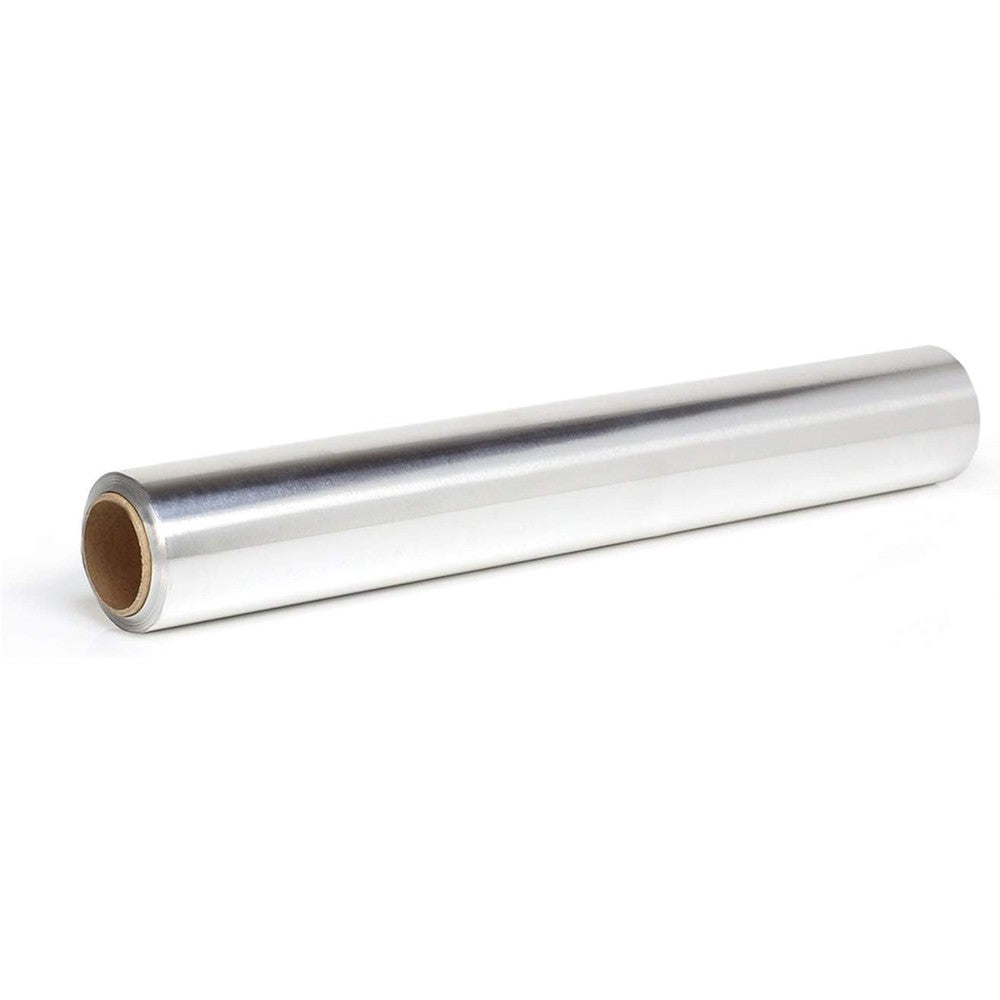 ChicWrap Professional Aluminum Foil Refill Roll front view showing heavy duty texture for kitchen use.