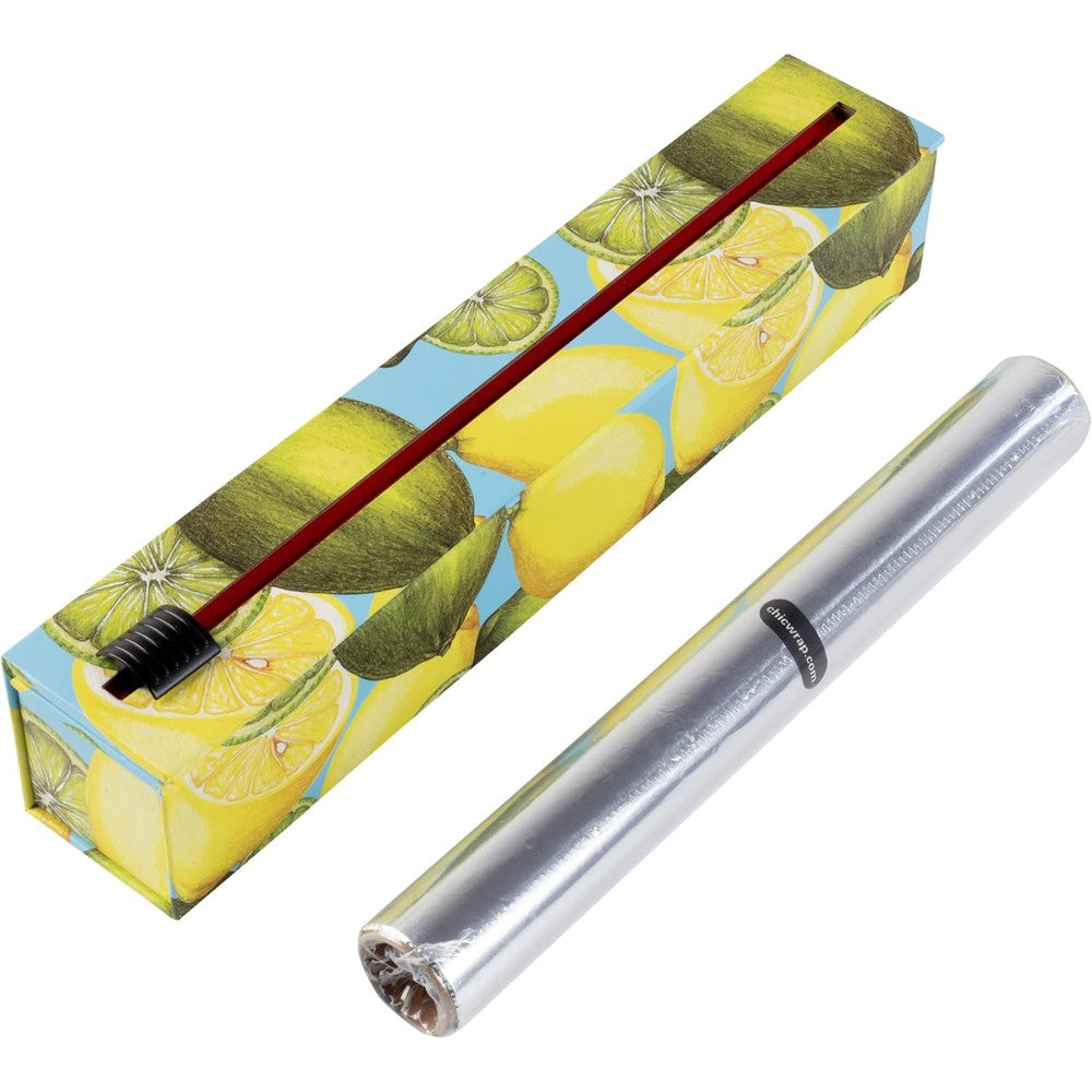 ChicWrap Lemon Refillable Foil Dispenser with slide cutter and professional aluminum foil.