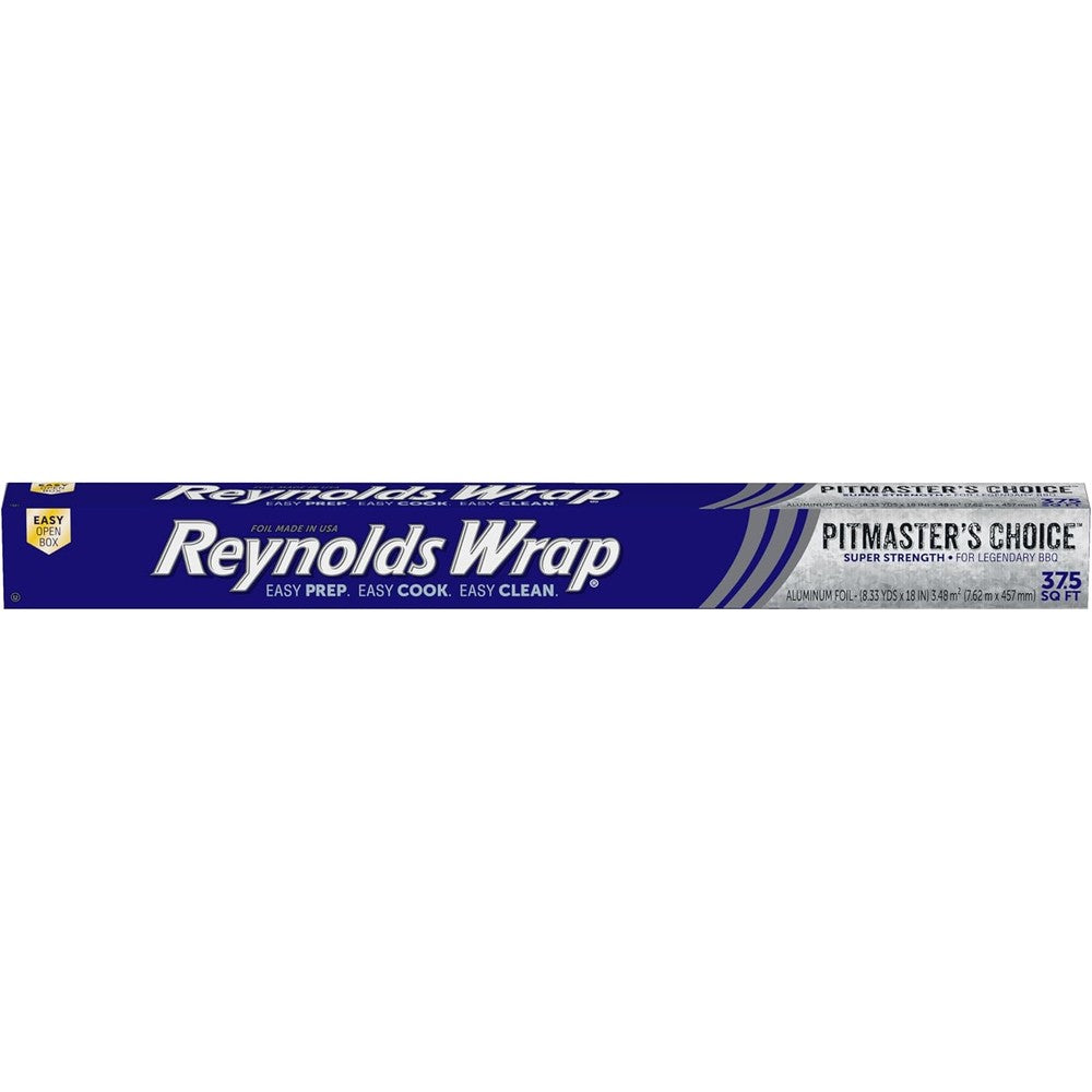 Reynolds Wrap Pitmaster's Choice Extra Thick Aluminum Foil 18 Inch Roll for professional grilling.