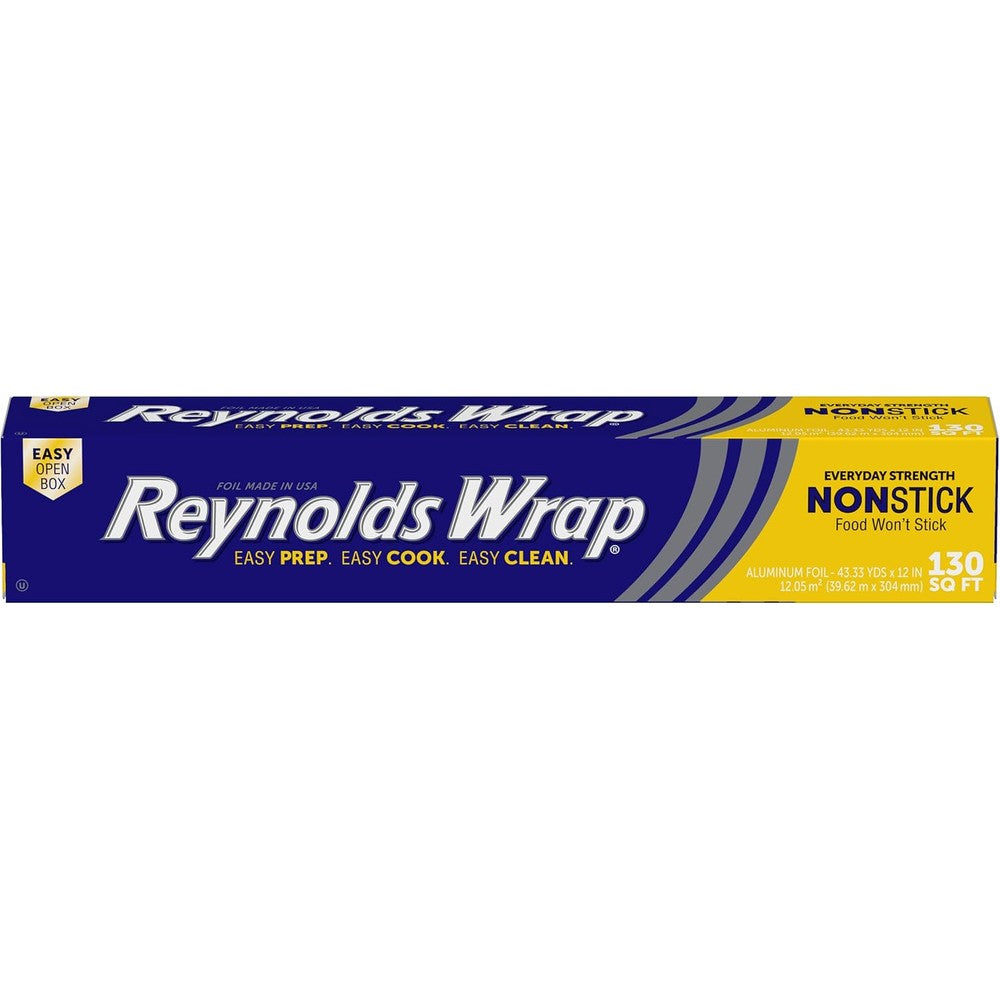 Reynolds Wrap Non Stick Aluminum Foil 130 Square Feet front view authentic USA imported roll