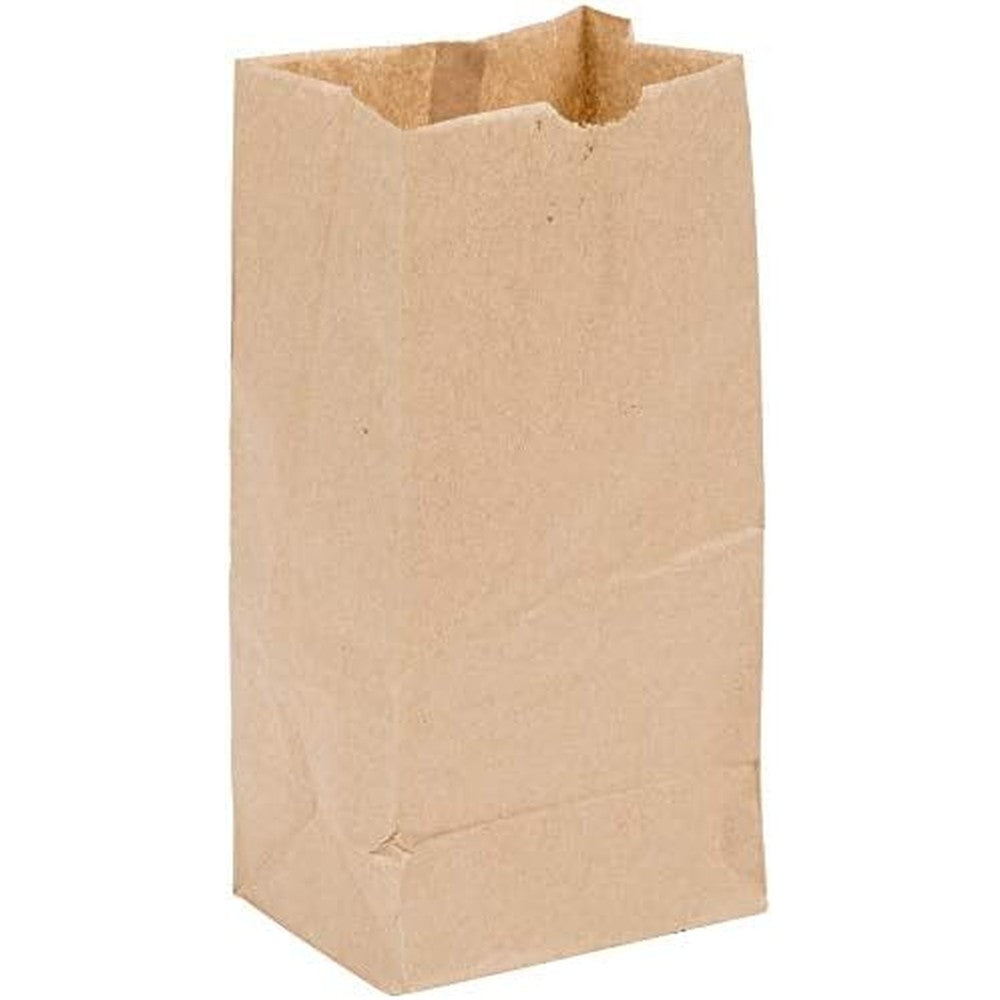 Perfect Stix Brown Paper Lunch Bags 100 Count front view eco friendly food packaging