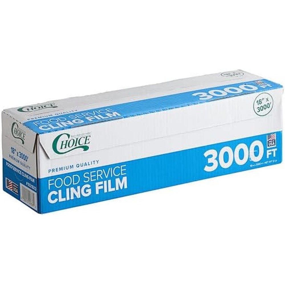 Generic Choice Foodservice Film 18 inch roll with serrated cutter box