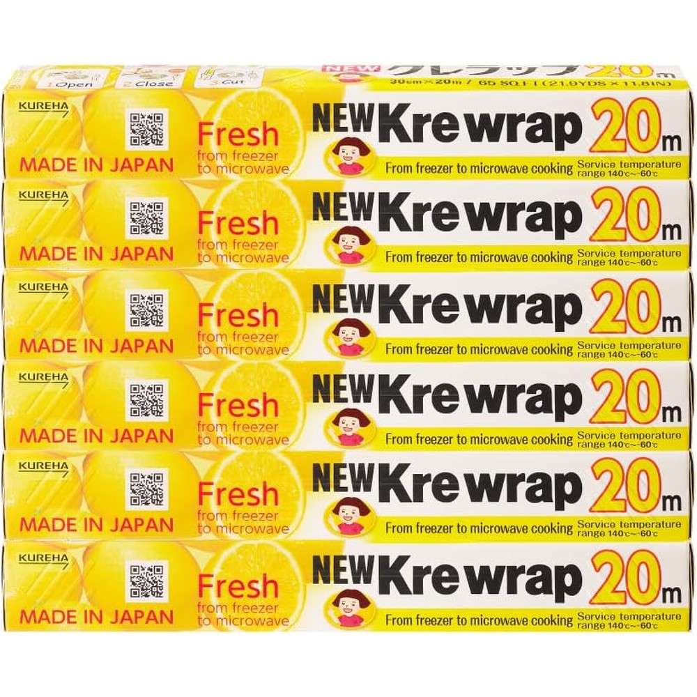 Kureha Krewrap Plastic Cling Wrap front view for food storage