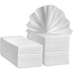 SETUP Linen Feel Guest Towels 100 count pack front view premium disposable napkins.