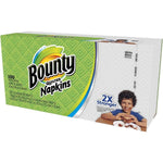 Bounty Quilted Napkins 1-Ply White 100 Count front packaging view