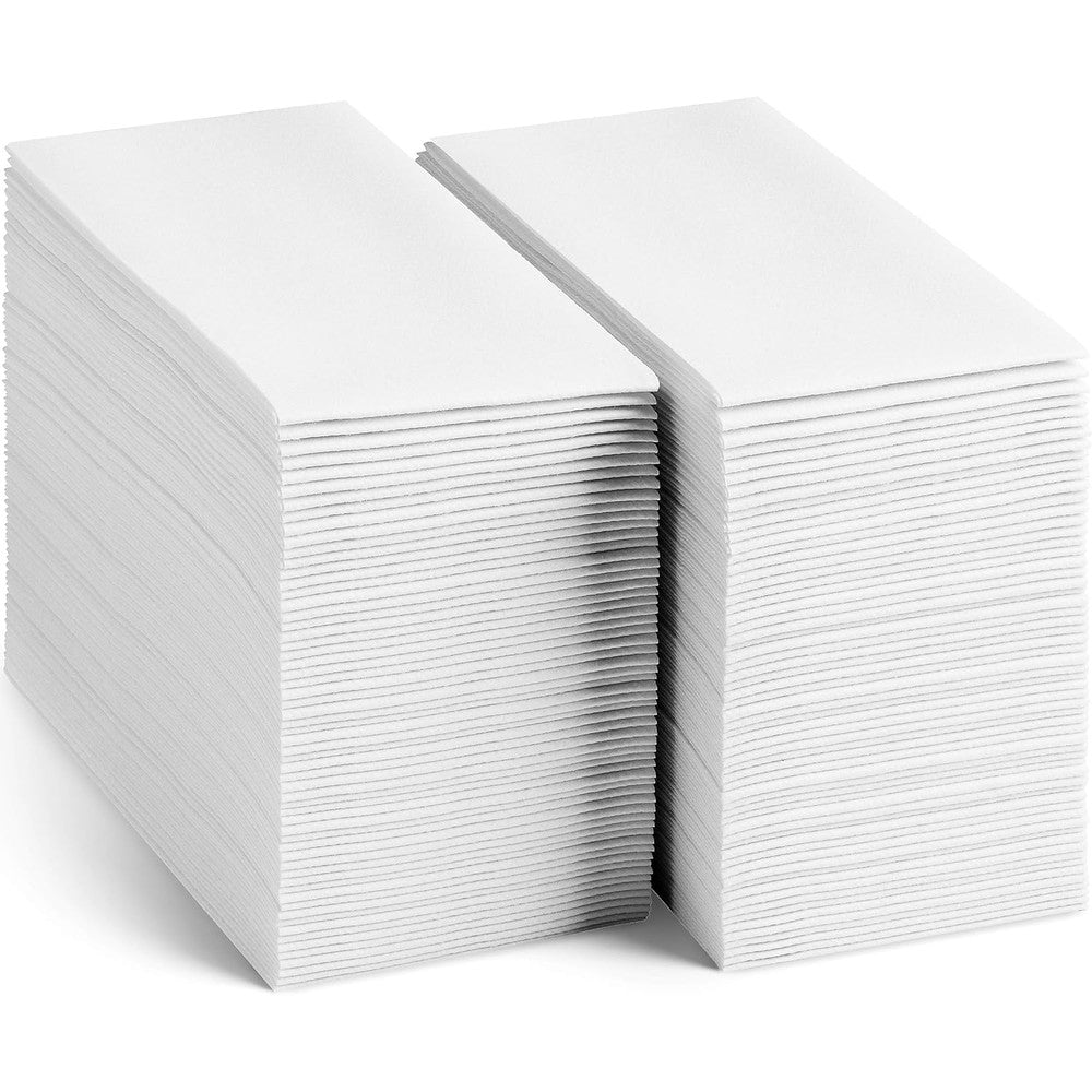 Servietto disposable linen feel guest towels front view 200 pack