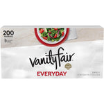 Vanity Fair Everyday Paper Napkins front view 200 count pack