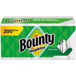 Bounty Quilted Paper Napkins 200 Count front view white pack