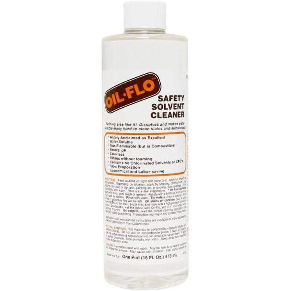 Titan Labs Oil Flo Safety Solvent Cleaner 16 Fluid Ounce bottle front view