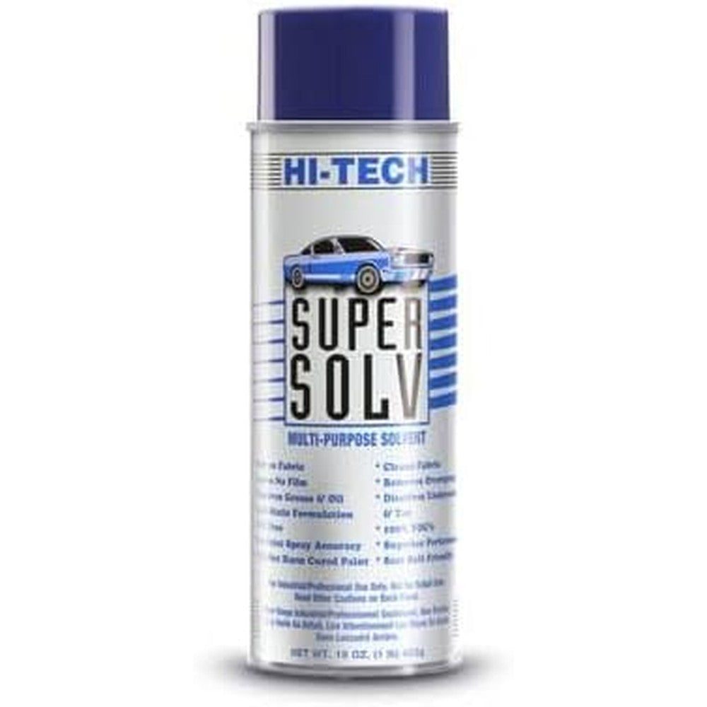 Hi-Tech Industries Super Solv Multi-Purpose Solvent aerosol can front view for automotive cleaning