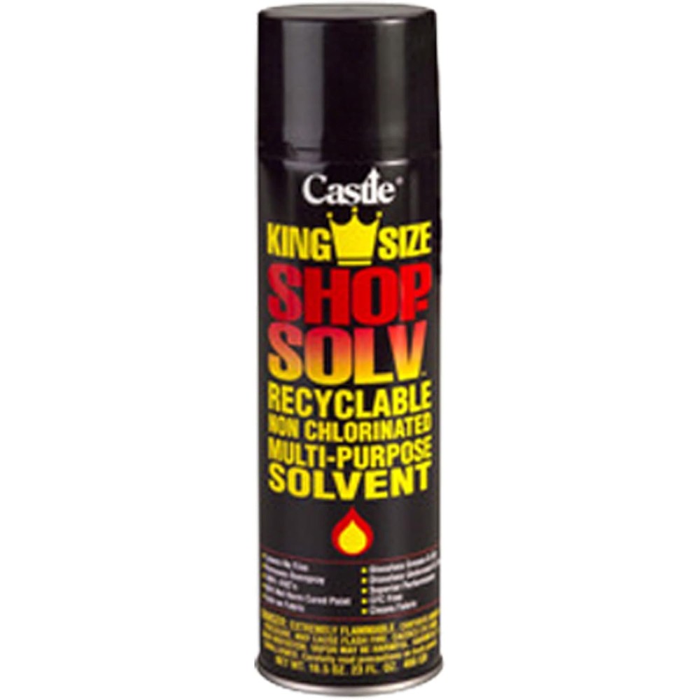 Castle Products King Size Shop Solvent aerosol can front view industrial cleaner