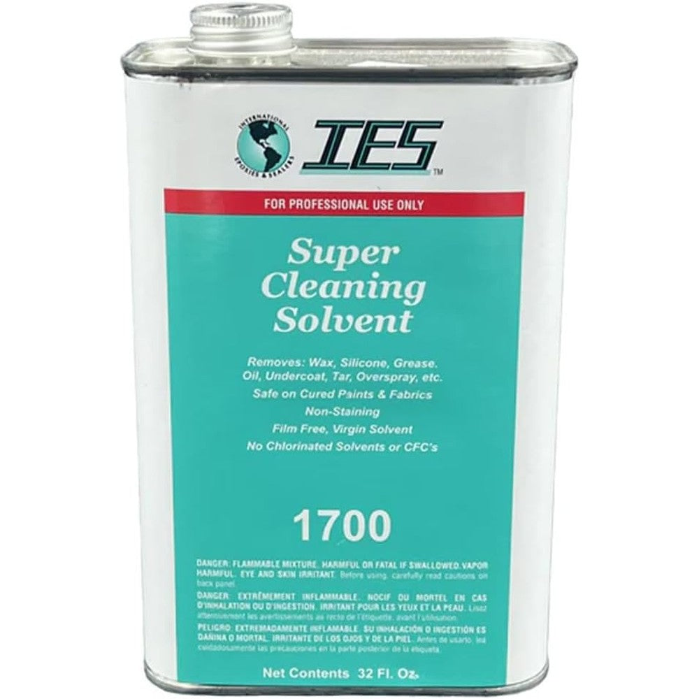 IES 1700 Super Cleaning Solvent 32 Fluid Ounce bottle front view for automotive detailing