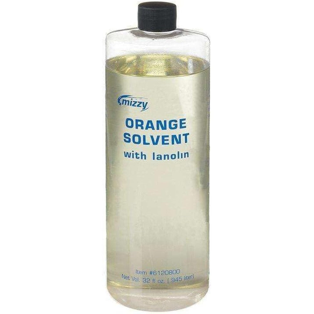 Keystone Mizzy Orange Solvent with Lanolin 32 fluid ounce front view bottle