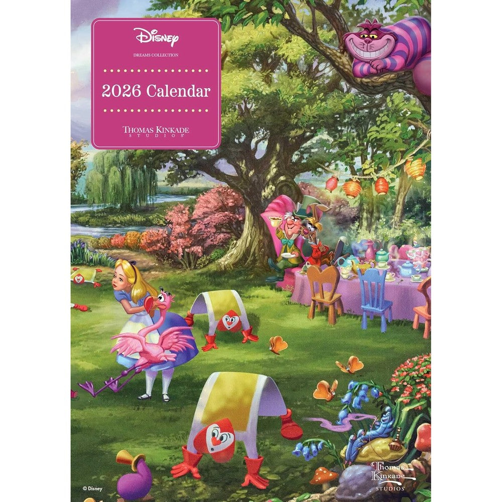 Disney Dreams Collection by Thomas Kinkade Studios 2026 Engagement Calendar