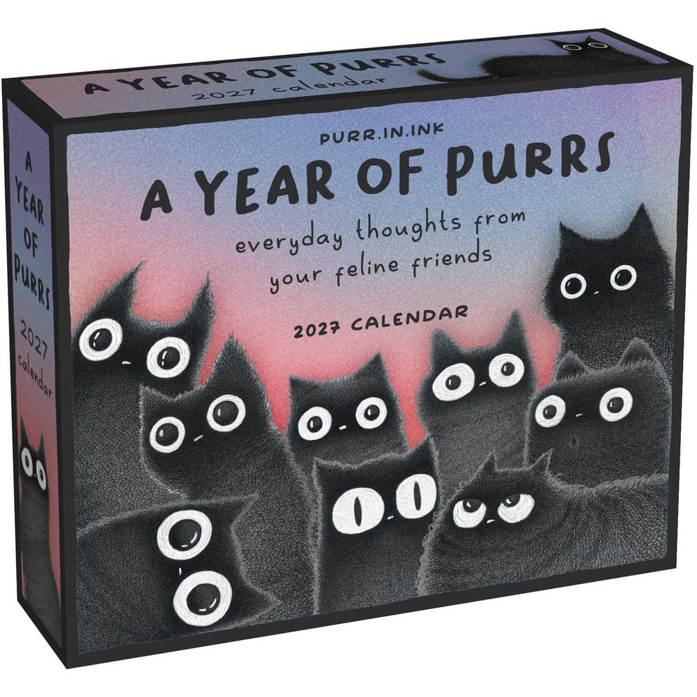 A Year of Purrs 2027 Day-to-Day Calendar